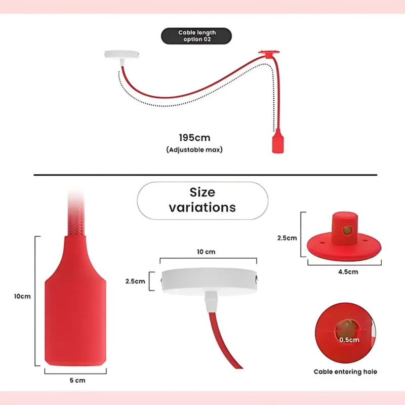 3-flammige Affenschaukel Pendelleuchte Bunt | E27 LED Notenschlüssel-Lampe ~4036