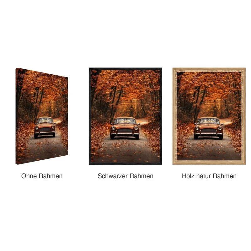 Herbst Leinwand Set – Goldener Oktober (2er)