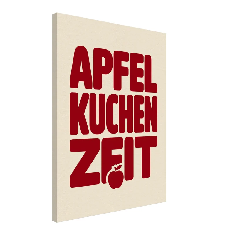 Apfel Leinwand Set – Retro & Stillleben (2er)