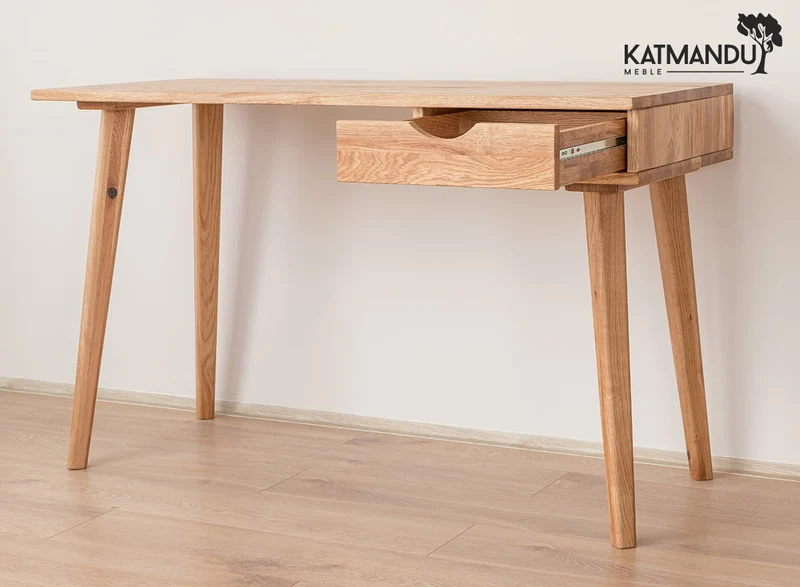 Savona Schreibtisch Wildeiche 120 cm – Minimalistisch, stilvoll und funktional