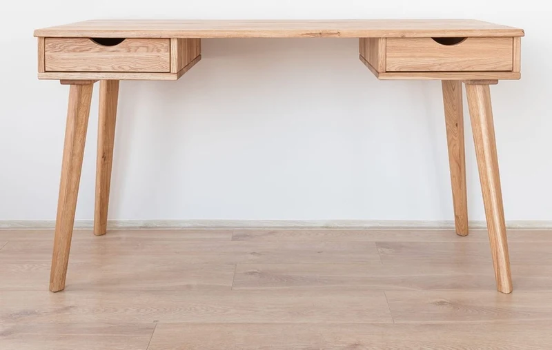 Savona Wildeiche Schreibtisch Savona II – 137,5 cm für Effizientes Arbeiten