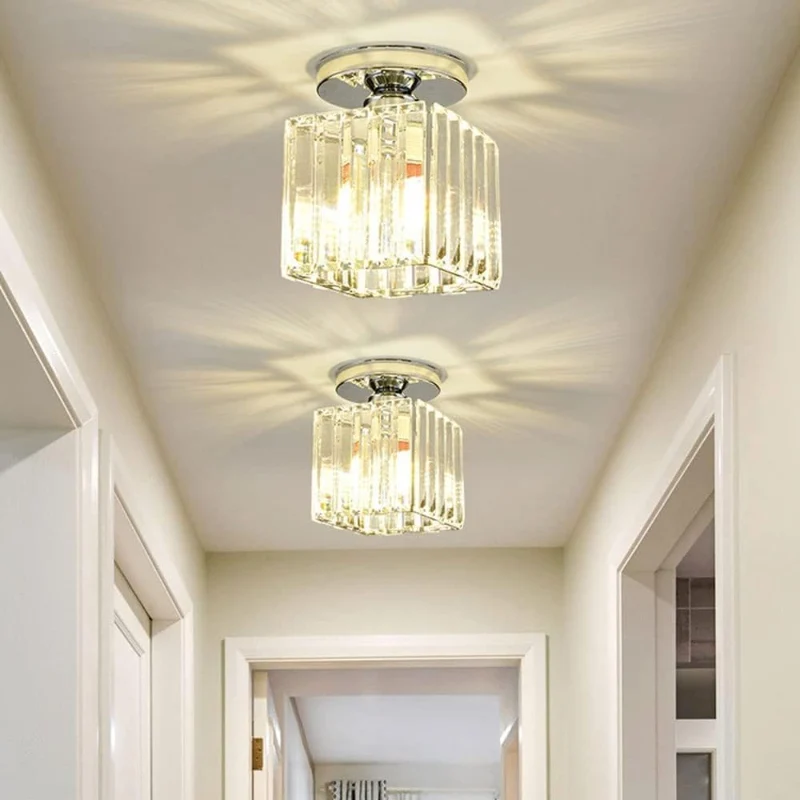 Moderne Kristall-Deckenleuchte, halb bündig | LEDSONE ~3860