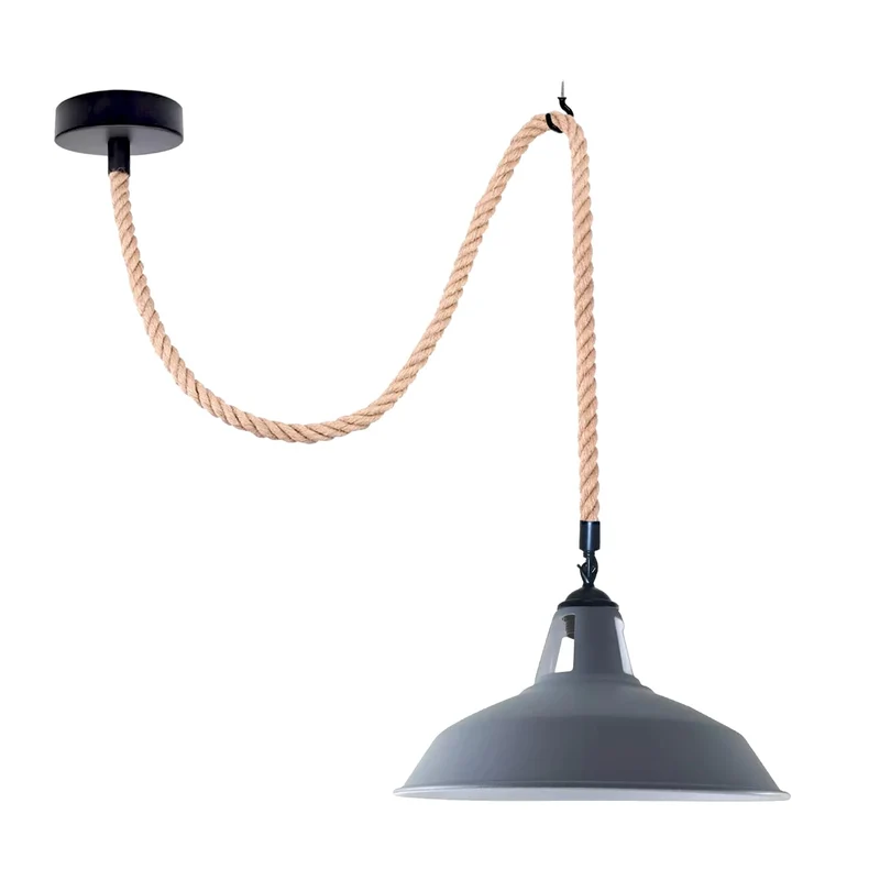 Maritime Seil-Pendelleuchte Dezentral Esstisch E27 ~3885