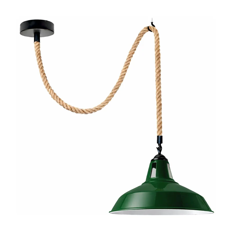 Maritime Seil-Pendelleuchte Dezentral Esstisch E27 ~3885