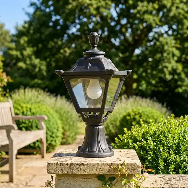 Viktorianische Garten Mastleuchte IP55 E27 Wasserdicht~3816