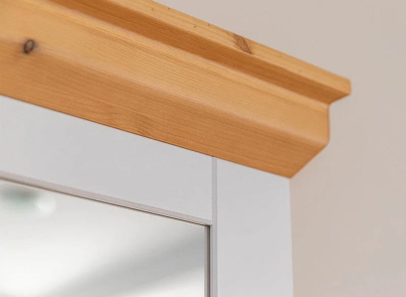Wandspiegel aus Massivholz | Spiegel Marone Elite