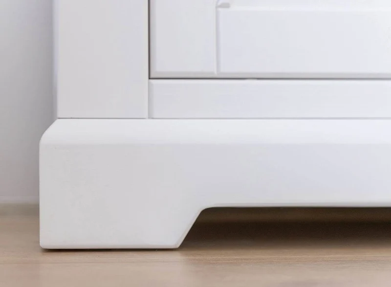 Kleines TV-Board aus Massivholz | Lowboard Marone Elite mit zwei Schubladen