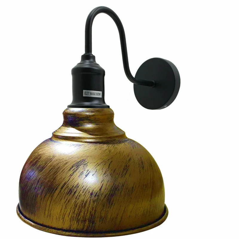 LEDSONE Vintage Wandlampe Industrial Schwanenhals E27 ~3716