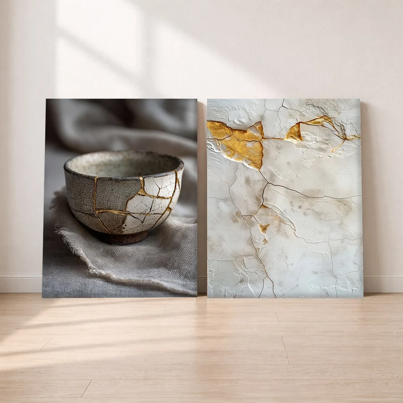 Kintsugi Set – Gold & Keramik