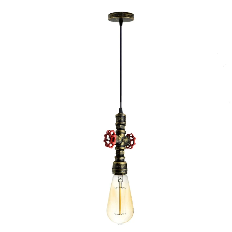 Steampunk Pendelleuchte Kupfer Industrial | LEDSONE ~3839