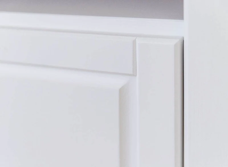 Kleines TV-Board aus Massivholz | Lowboard Marone Elite Tabacco mit zwei Schubladen