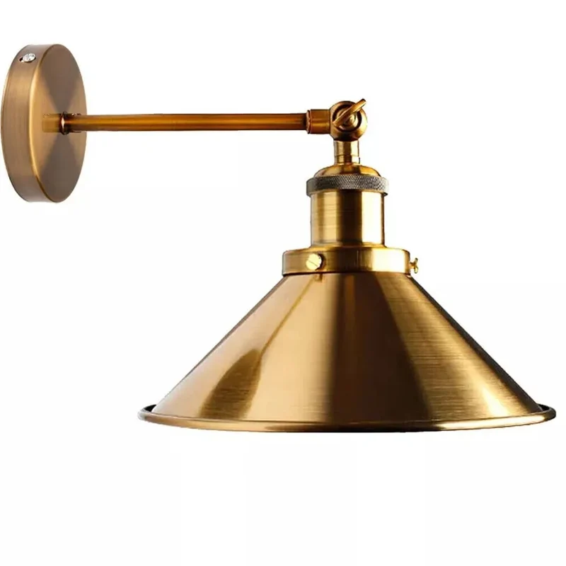 LEDSone Verstellbare Industrie-Wandleuchte | Retro Kegelform, E27~3732