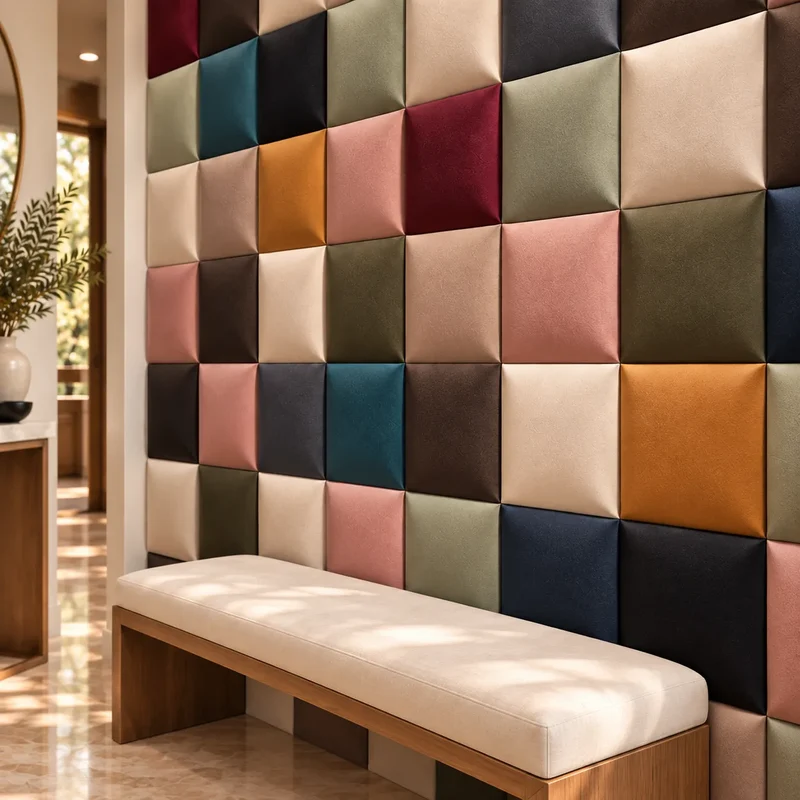 Upholstered Wall Panels Fabric Sample