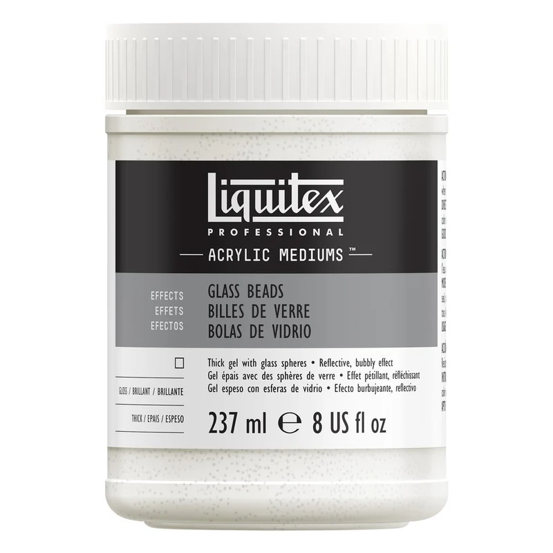 Liquitex - Effects Medium - Glass Beads - Texture Gel 237ml