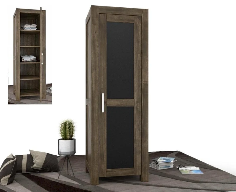 NATURA LEATHER Kleiderschrank Birke Leder – Stilvolles Design für Ihr Zuhause