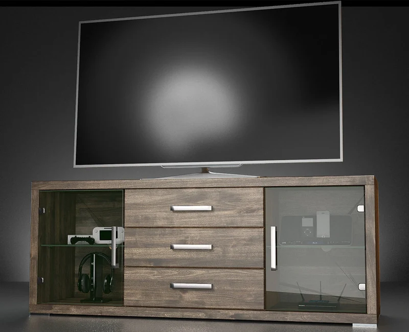 CREATO TV-Sideboard Birke – Handgefertigte Massivholz-Kommode für Ihr Wohnzimmer