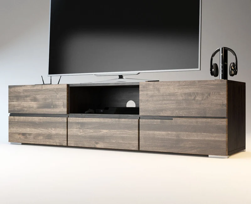 ARDEA TV-Sideboard/Longboard Massivholz Kommode