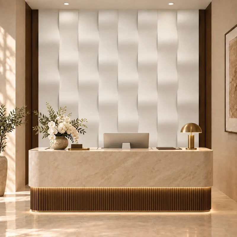 Drop 3D Gypsum Wall Panels
