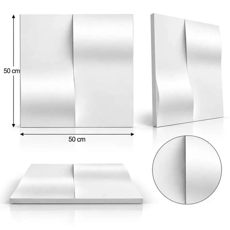 Drop 3D Gypsum Wall Panels