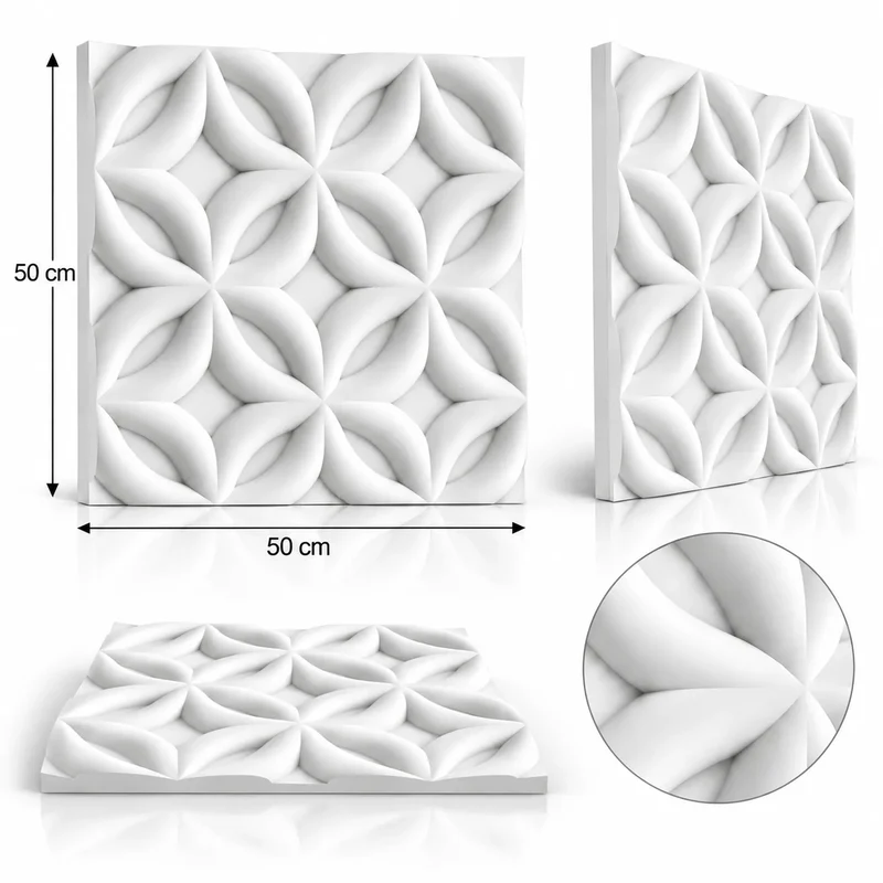 Grecian 3D Gypsum Wall Panels
