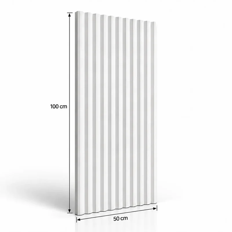 Fluted Arrow 3D Gypsum Wall Panels