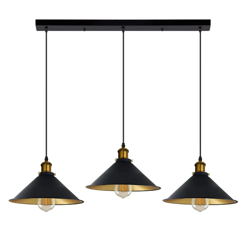Industrial Pendelleuchte Schwarz 1 / 3-flammig LEDSONE ~3629