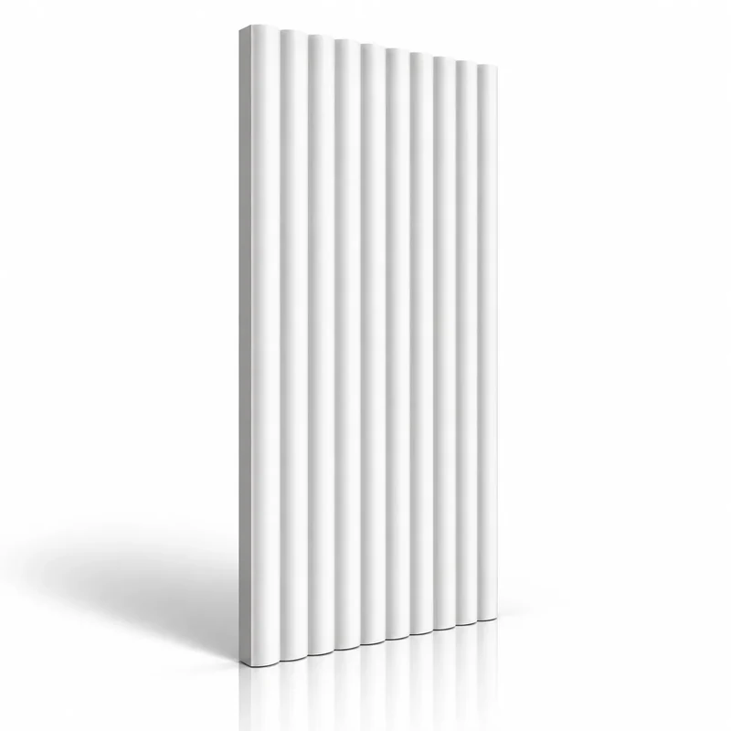 Fluted Bamboo 3D Gypsum Wall Panels