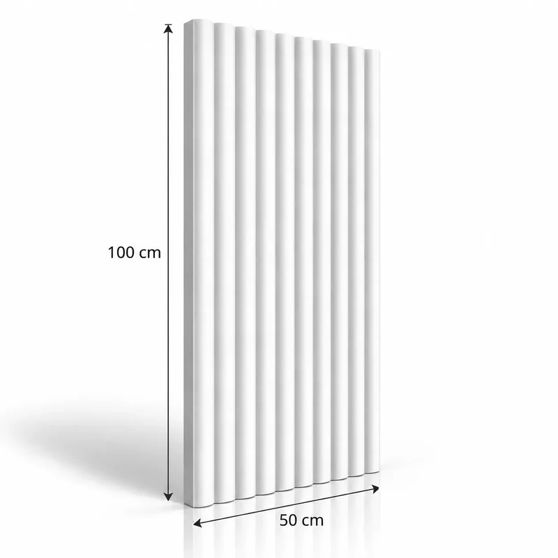 Fluted Bamboo 3D Gypsum Wall Panels