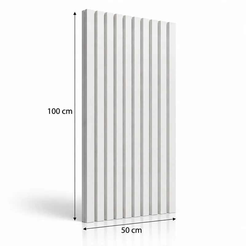 Slats 3D Gypsum Wall Panels
