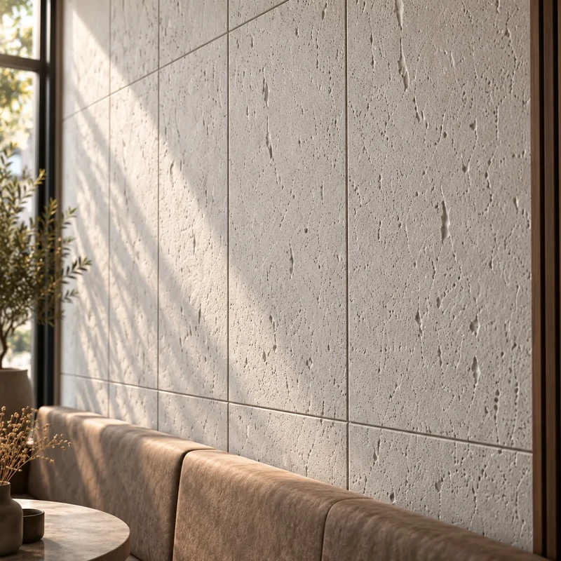 Concrete Effect 3D Gypsum Wall Panels