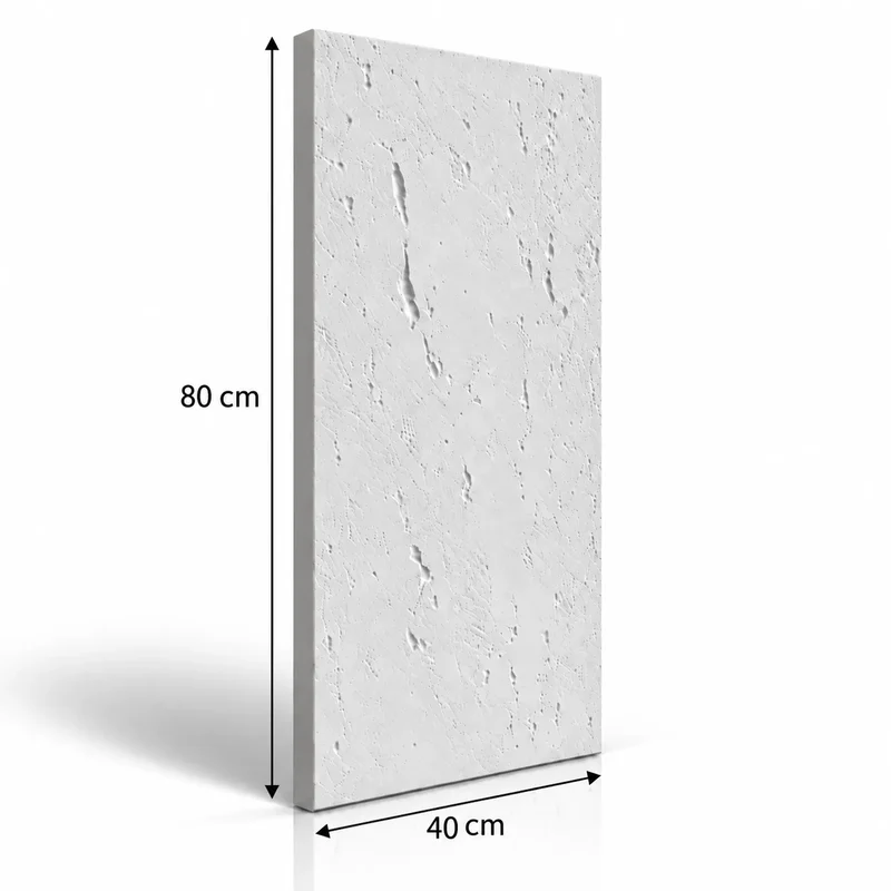 Concrete Effect 3D Gypsum Wall Panels