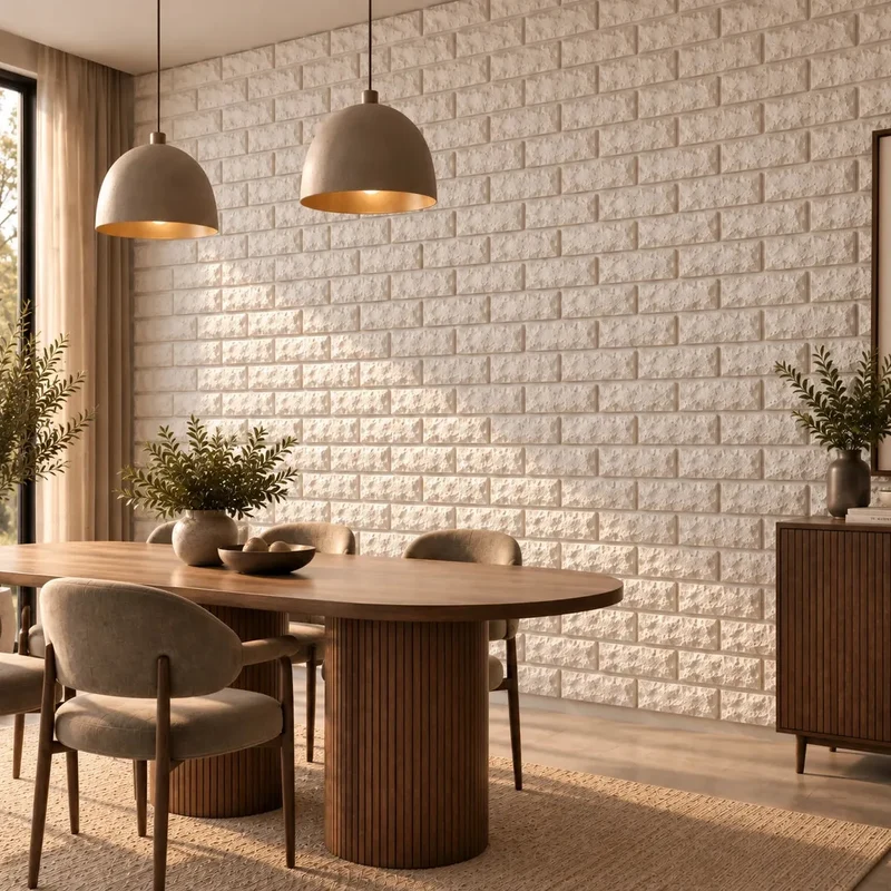 Brick 3D Gypsum Wall Panels
