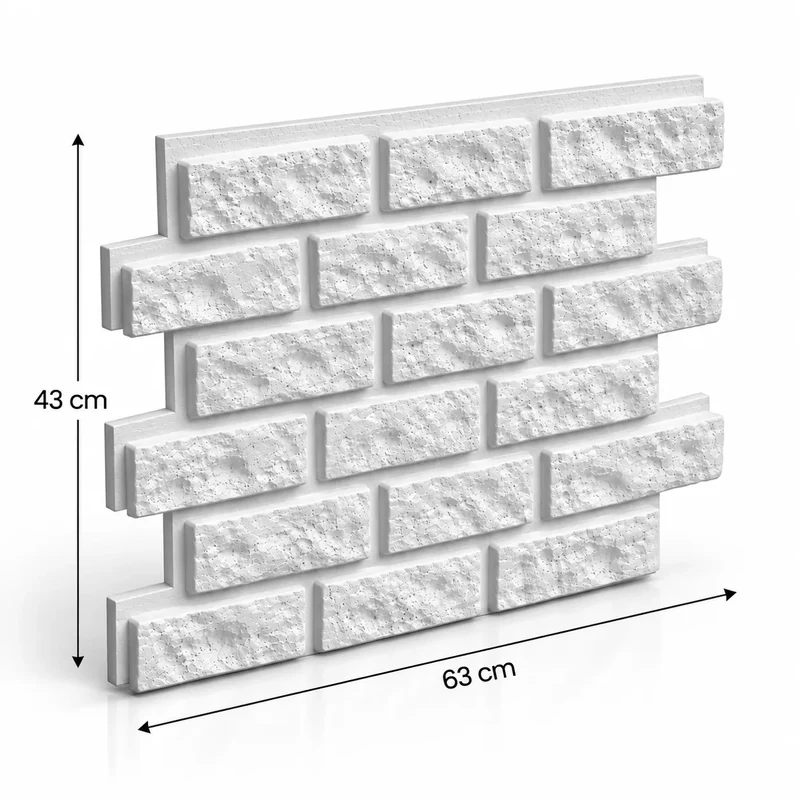 Brick 3D Gypsum Wall Panels