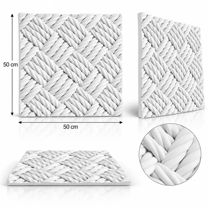 Shetland 3D Gypsum Wall Panels