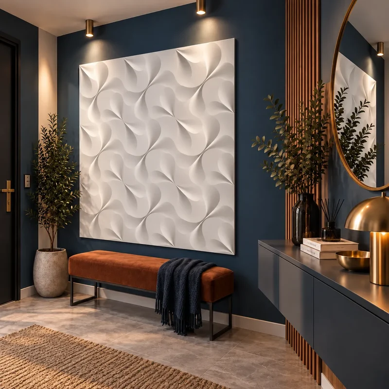 Spades 3D Gypsum Wall Panels