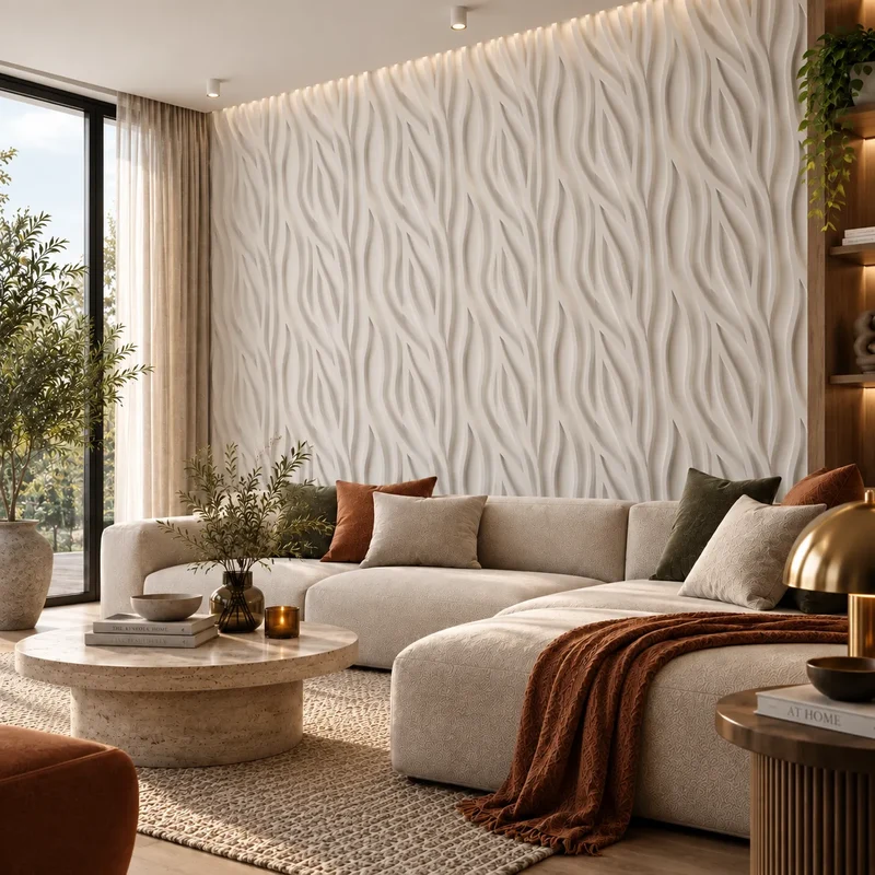 Tree 3D Gypsum Wall Panels