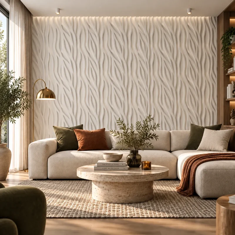 Tree 3D Gypsum Wall Panels