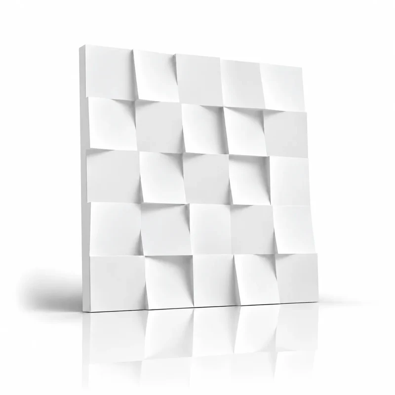 Square 3D Gypsum Wall Panels