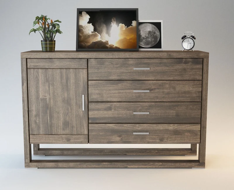 FERARRA Massivholz Kommode – Handgefertigtes Möbelstück für Ihr Zuhause mit Charakter