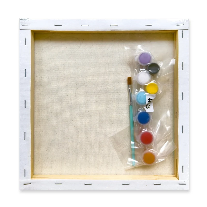 Create - Colouring & Painting Canvas Kit - Space Travel