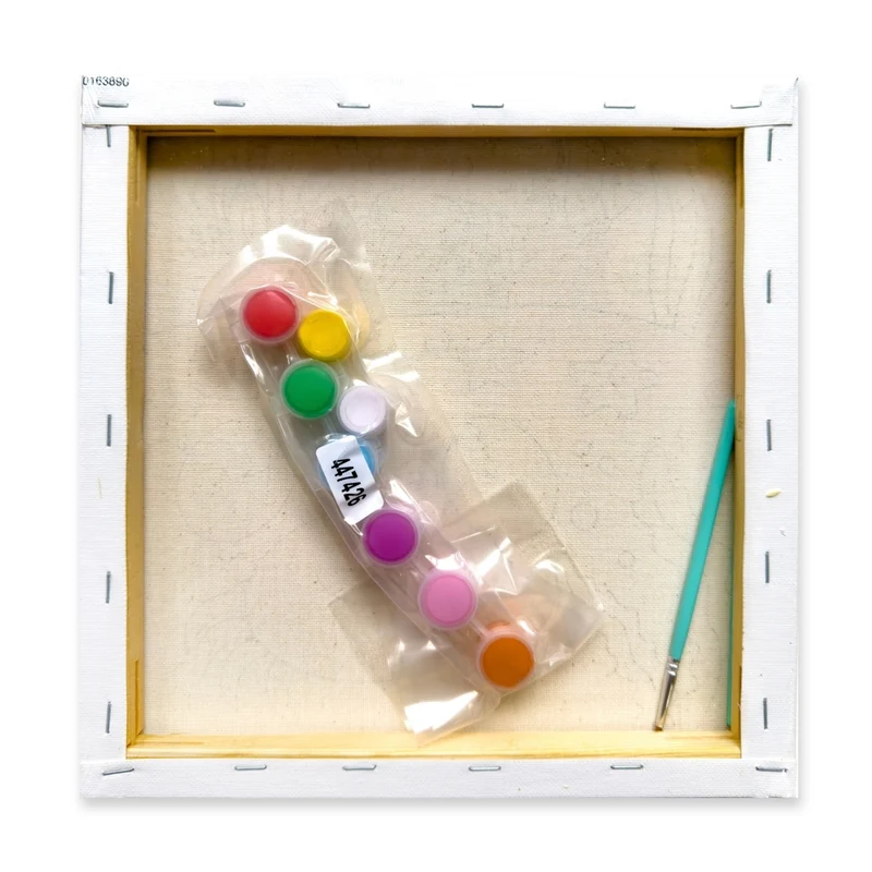 Create - Colouring & Painting Canvas Kit - Sea Life