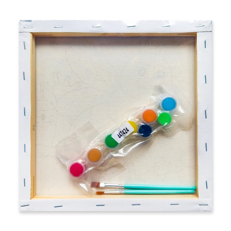 Create - Colouring & Painting Canvas Kit - Busy Bee