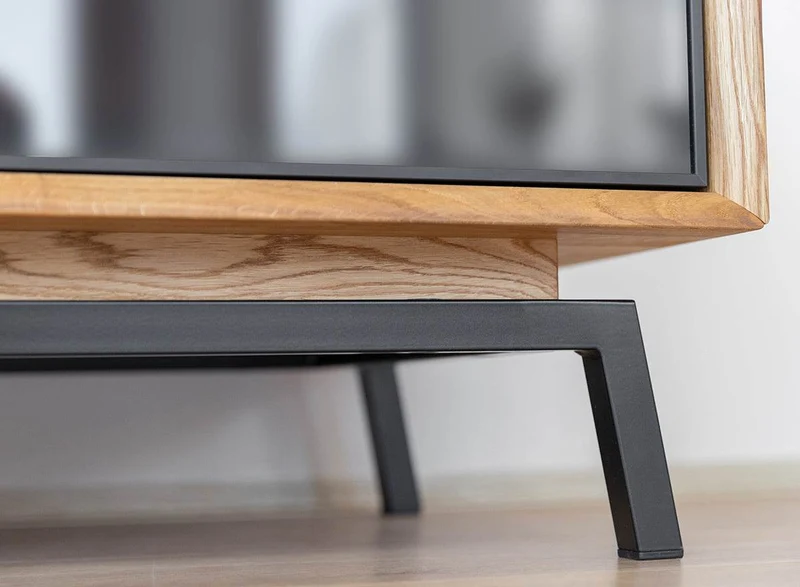 Industrial Sideboard aus massiver Eiche | Schubladenkommode Modern Loft