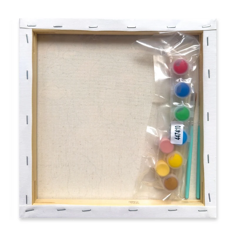 Create - Colouring & Painting Canvas Kit - Puppy Fun