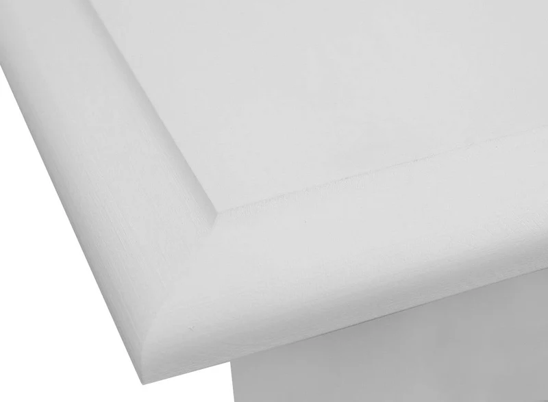 Couchtisch Belluno Elegante aus Massivholz in Weiß
