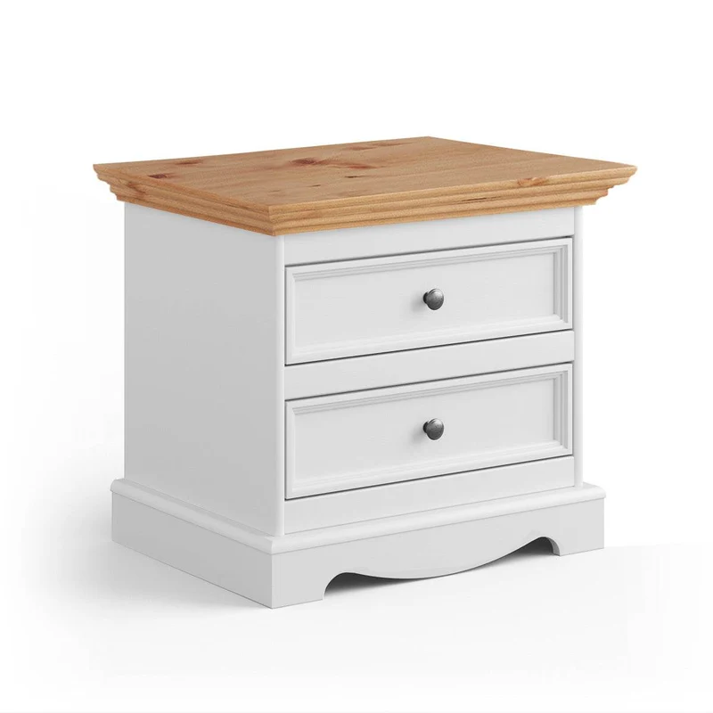 Nachtkonsole Belluno Elegante aus Massivholz