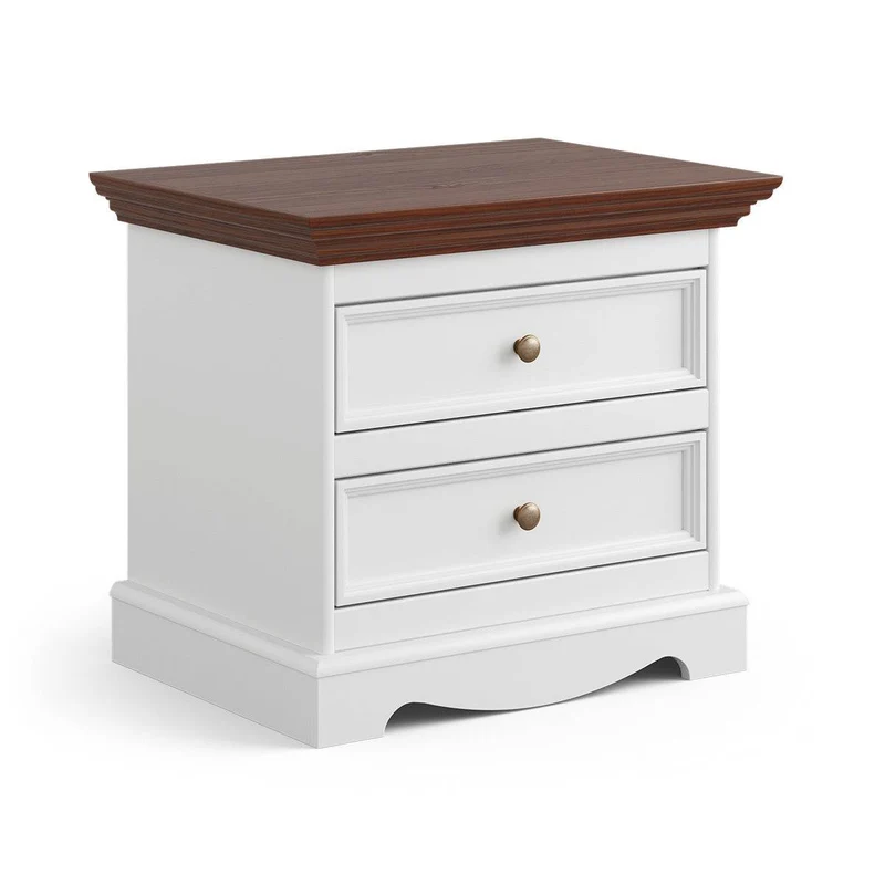 Nachtkonsole Belluno Elegante aus Massivholz