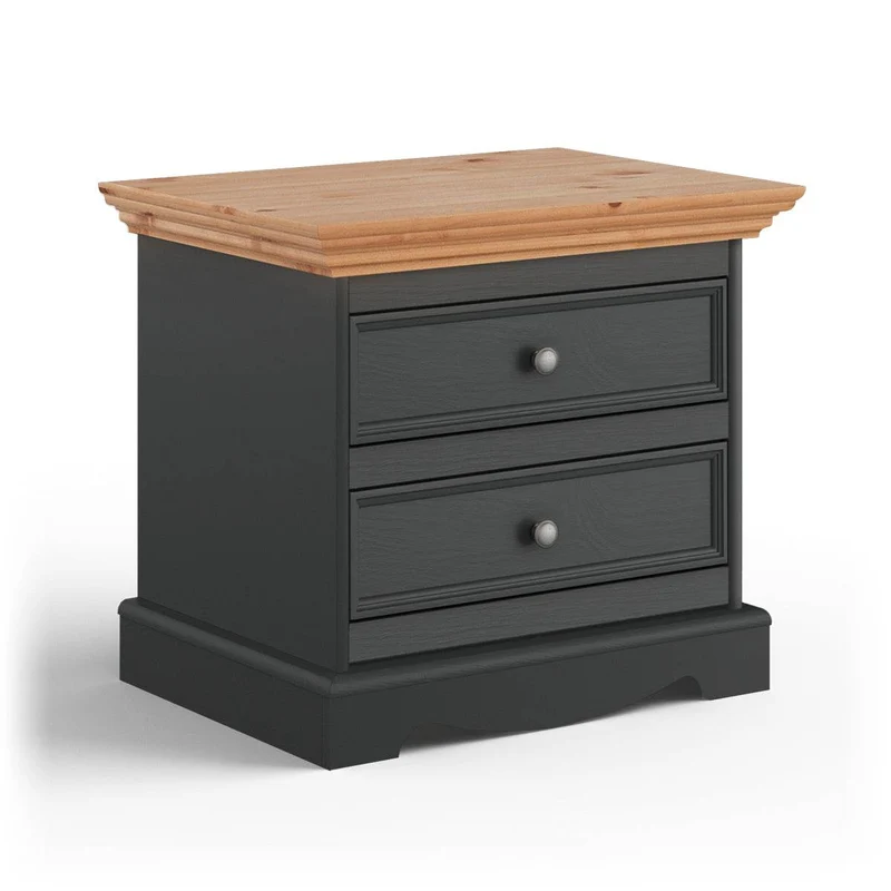 Nachtkonsole Belluno Elegante aus Massivholz