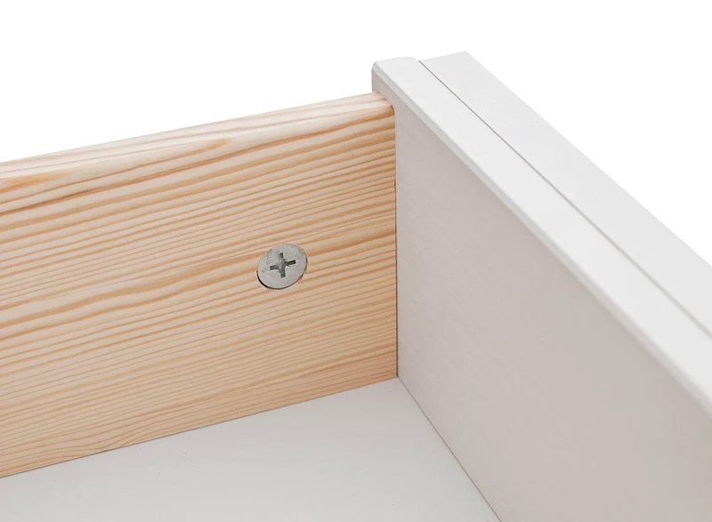 Schmale Standvitrine Belluno Elegante mit Glastür in Weiß