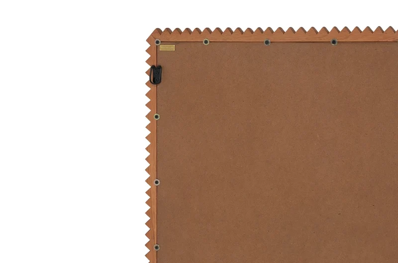 Casa Padrino Luxus Wandspiegel Braun 80 x 4 x H. 180 cm - Großer Wandspiegel Kiko XL mit Rahmen aus Mindi-Holz im Amber Finish - Luxus Deko Accessoires